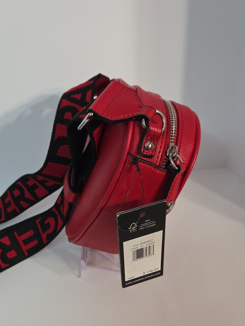 Karl Lagerfeld Paris Maybelle Heart Crossbody Bag NWT - Picture 5 of 16